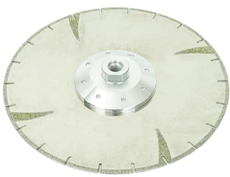 Disco da taglio diamantato elettrolitico da 230 mm Disco abrasivo a stella Disco abrasivo in cemento Disco da taglio diamantato con flangia M14