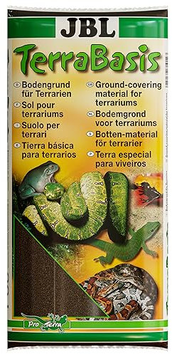JBL TerraBasis Bodengrund für Regenwaldterrarien, Spezialerde ohne Düngezusatz, 20 l, 71012