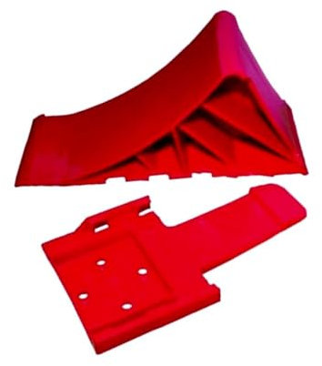 The Drive 2 Stück Unterlegkeile incl. Halter - 1600 kg ROT