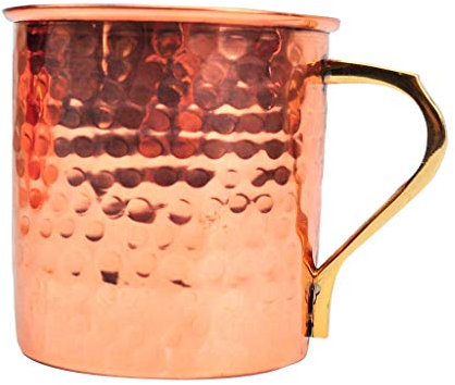 Handmade pure Copper Vessel Drink ware Pitcher and mug set for water india