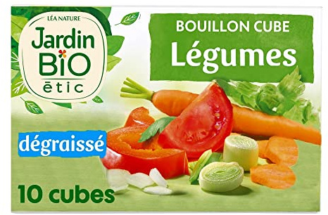 Jardin BiO étic - Bouillon cube légumes - bio - Salé - Certifié AB - Boite de 90g