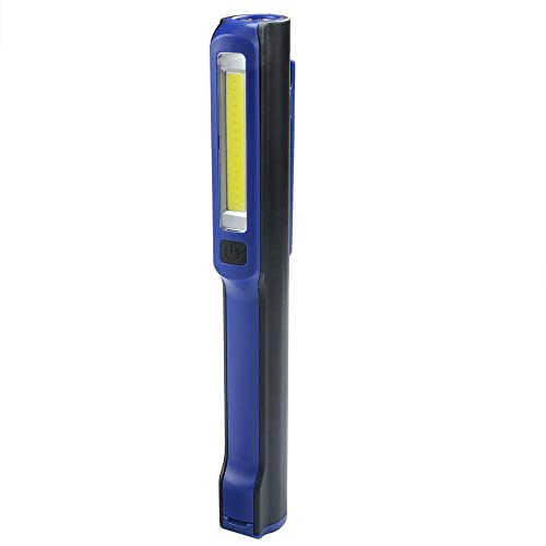3W recargable COB LED linterna antorcha linterna con imán azul