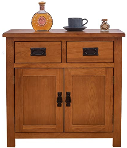 Sideboard / Sideboard mit 2 Türen, 1 Schublade, Eiche beige
