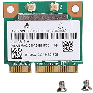 RTL8821AE Módulo WiFi, Mini PCI-E 2.4/5.0GHz Tarjeta de Red inalámbrica Bluetooth 4.0, Adecuado para computadoras portátiles, 802.11a / b/g/n/AC