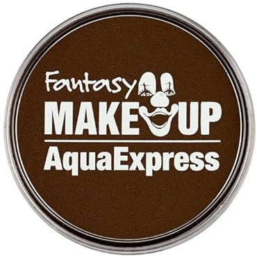 NEU Kinderschminke Karneval Aqua-Express Schminke auf Wasserbasis, 30g, Dunkel-Braun