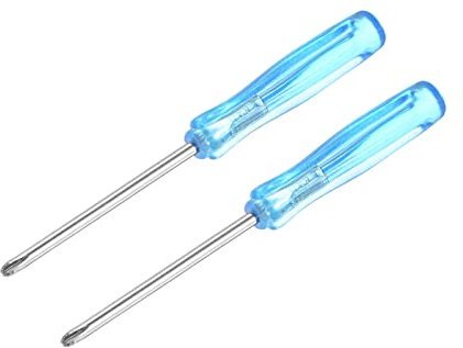sourcing map Mini Phillips Screwdriver, 2.0mm Cross Head 65mm Length for Small Appliances Repair, 2 Pcs