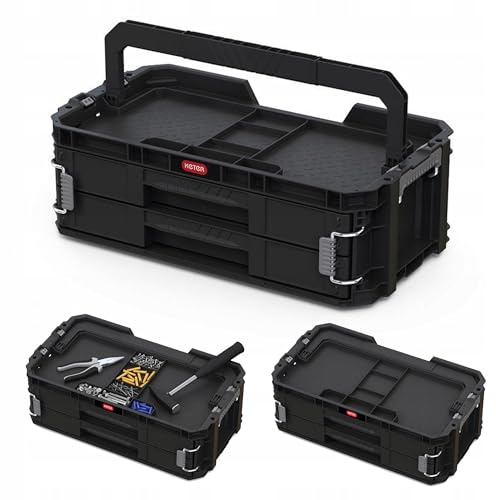 Keter SKRZYNKA Organizer Z 2 SZUFLADAMI Connect