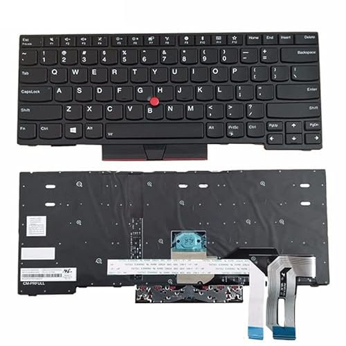 YANHAO [Laptop-Tastaturen] US/JP/RU/PO/BR-Tastatur for Lenovo Thinkpad E480 E485 L480 L380 T490 E490 E495 L490 T495 Yoga L390 T480S P43S 01YP360 (Color : PO No Backlit)