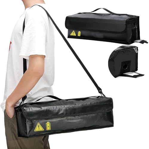Ysislybin Lipo Safe Fireproof & Waterproof E-bike Battery Bag - Explosion-Proof & Large Capacity