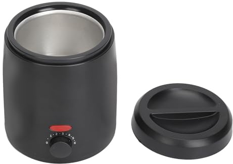 Machine Chaude de Cire d'épilation, portabilité 200cc Fondant Rapidement l'aluminium (Prise UE 220V)