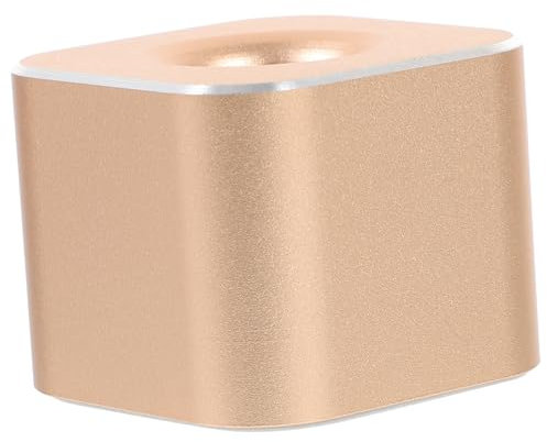 PLAFOPE Aluminiumlegierung Stiftehalter Einzelnes Loch Stifthalter Würfel Stifteorganisation Schreibtischbehälter Für Zuhause Und Büro Stabiler Pen Rest Aufbewahrungsständer Für Tinte