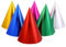 Lot de 18 Chapeaux de fête d'anniversaire colorés à Paillettes en Feuille métallique pour fête d'anniversaire