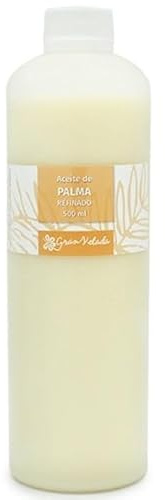 Aceite de Palma Refinado 23kg : Envase Ahorro. Ideal para Cosméticos Naturales. Grado Cosmético. Antioxidante para Piel. Solido/Liquido.