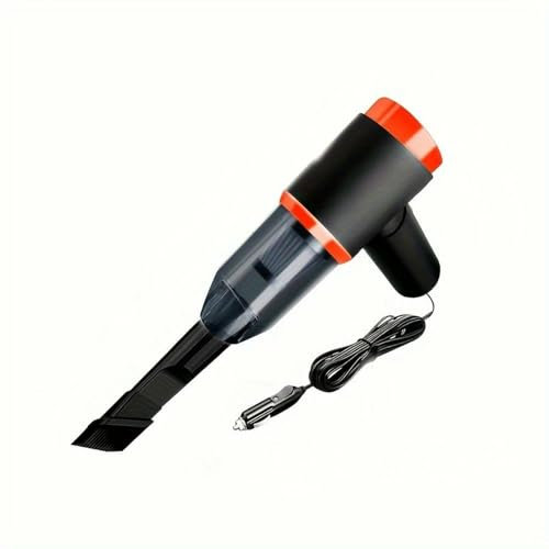 Aspirateur de Voiture électrique SYJYM Mini aspirateur à Main avec Conception Filaire Kit de Voyage Prise Allume-Cigare Essentiels de Voyage en Voiture