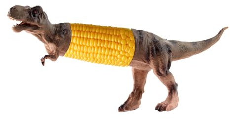 Dinosaur Corn Cob Holders | Stainless Steel Barbecue Prongs Reusable and Easy to Clean for BBQs, Picnics & Family Dinners, Cute Dinos with Stainless Steel Prongs