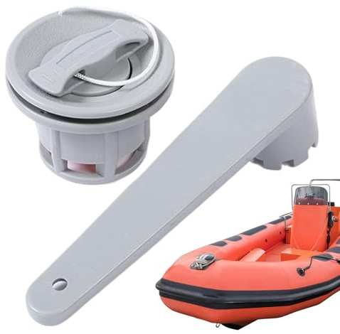 Schlauchboot Schraubventil Schlauchboot Ventil 6.3 X 3.9 Cm Aufblasbares Boot Luftventil 8-Loch Hochdruck Gasventil Mit Schraubenschlüssel Für Paddleboard Kajak Beiboot Und Kanu