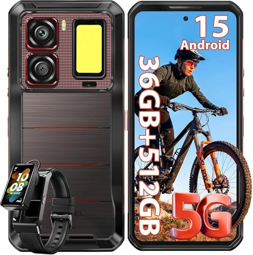 OUKITEL WP300 Rugged Smartphone 5G, Android 15, 16000mAh Battery, 36GB+512GB, 108MP Camera, 6.8 120Hz Display, Dual SIM Shockproof