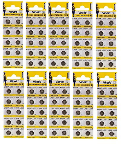 Vinnic AG10 L1131-C10 bouton 1 Boîte de 100 piles