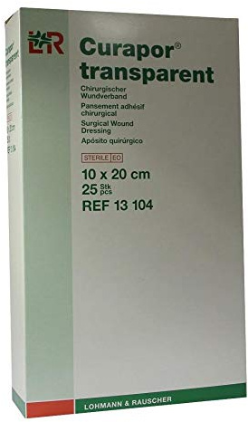CURAPOR Wundverband steril transparent 10x20 cm 25 St