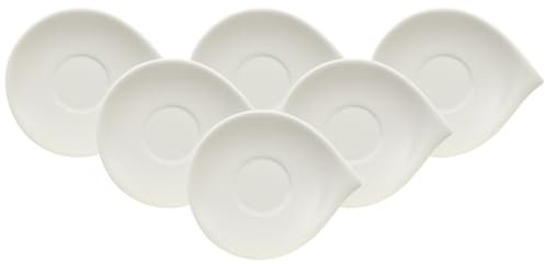 Villeroy & Boch 1034201430 Flow - Set di 6 tazzine da caffè, in Acciaio Inox, con cannucce