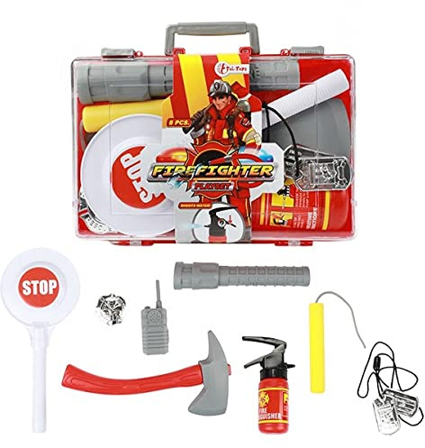 Toi Toys Feuerwehrkoffer mit Zubehör