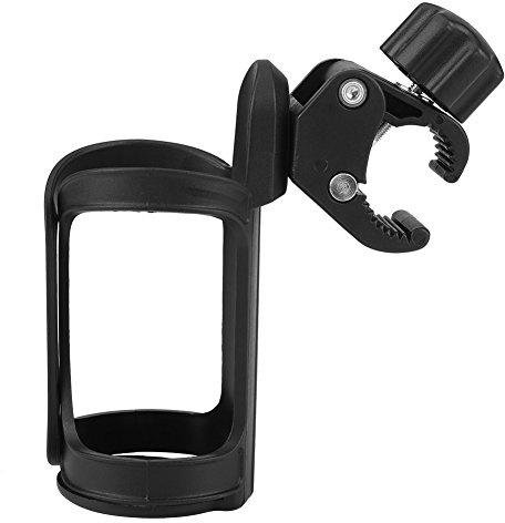 Portabotellas Universal 360 Grados para Cochecito de Bebé y Bicicleta - Fácil Instalación y Uso, Compatible con la Mayoría de Modelos de Cochecito