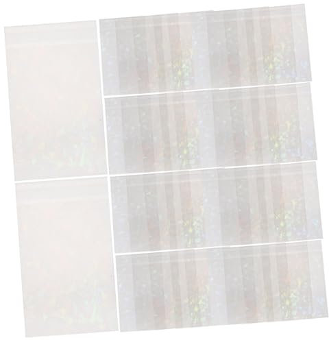 DRESSOOS 100St Kartenhülle Inhaber von Baseballkarten Deck Ärmel schutzhüllen für karten karteikarten ordner Schutzvorrichtungen für Spielkarten Fotokartenhalter Glas Kartenabdeckung Klipp