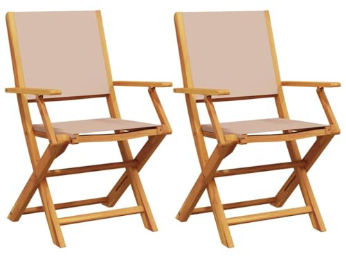 vidaXL Klappstühle, 2 Stück,