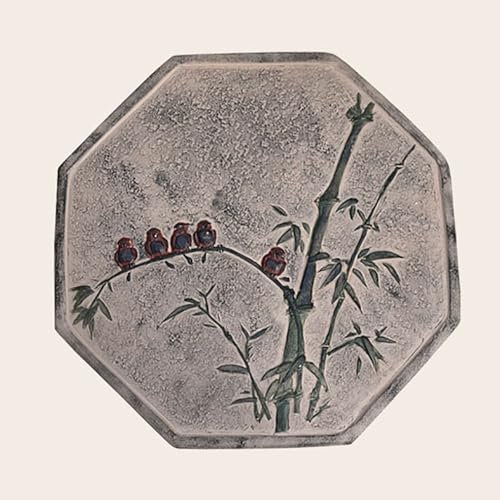 FQCXCKJ Trittsteine für den Garten, dekorative Trittsteine für Blumen und Gärten, 1 Stück/6 Stück, Türstufen aus Vintage-Stein (Stil B)
