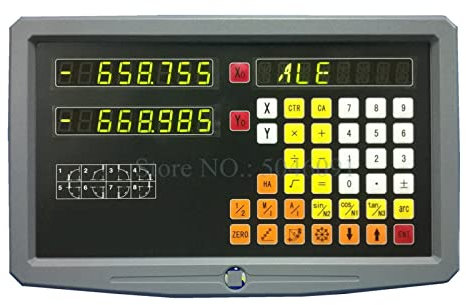 Codeur linéaire Machine de fraisage haute précision Tour 2 Axe Digital Readout Sds2ms tll Contribution AC110V / 220 Échelle linéaire Deux axes pour fraiseuses, tours, aléseuses, rectifieuses Mac