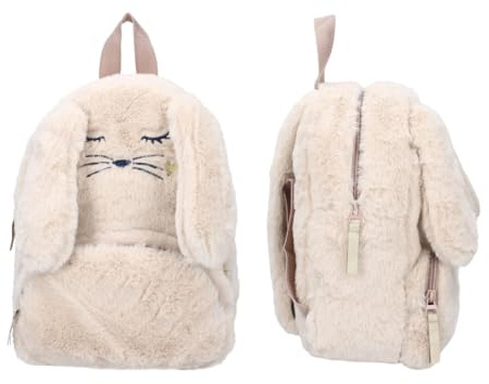 mybagstory - Mochila para niña (27 cm), color blanco | Ideal para la escuela, el jardín de infantes y la escuela primaria, con tirantes ajustables, una idea de regalo perfecta.