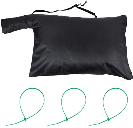 NICENEEDED Bolsa para Aspiradora Sopladora de Hojas, Bolsas de Repuesto Ajustables para Soplador de Hojas Bolsa Recolectora de Hojas para Soplador 3 Sujete los Lazos