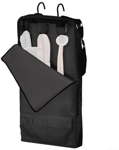 Yuanpgky Zaumzeugtasche für Pferde – Halfter Zaumzeug Taschen – wasserdichte Organisation Pferdetasche für Zuhause, Keller, Garage, mit verstellbaren Nylongurten (schwarz)