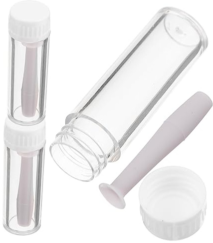 Vaguelly 3piezas Removedor De Lentes De Contacto Reutilizable Palillo De Silicona Para Lentes De Contacto Pequeño Aplicador Para Uso Diario Casa