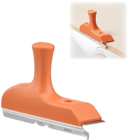 Imbot Edge Banding Trimmer With Stainless Steel Blade，Woodworking Trimmer For Deburring, Edge Planing,Correcting Wood Edges, Woodworking, Veneer, Edge Banding Trimming Tool, Gift For Dad.