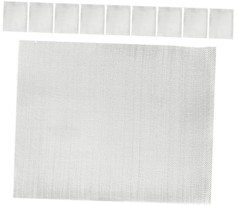 Healifty 10pièces Treillis Soudé Acier Inoxydable Pour Réparation Pare-chocs Voiture De Soudage Et Écran De Treillis