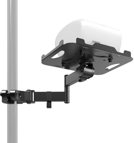 Beamer & Thermodrucker Halterung, Quick-Clamp, verstellbar, 5kg, Ø2,8-6cm