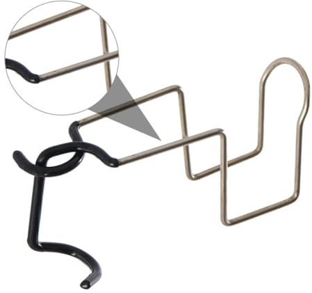 WOONEKY Portabicchieri in Acciaio con Clip Antiscivolo Tazza e Organizer per Sedia da Supporto per Bottiglie e Lampade