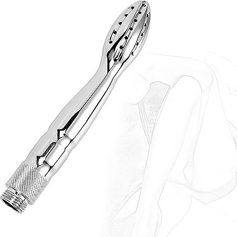BFLaiCai Douche Anale En Métal Intime Lavement Seringue À Nettoyage Du Côlon Irrigation Vaginale Plug Anal Jouet Sexuel