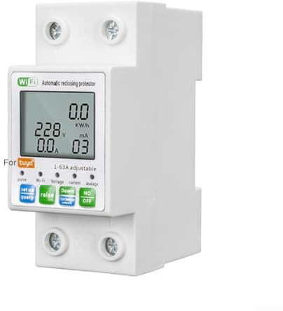 Smart Meter Energys Monitor Einphasige Stromzähler, für Zigbee Smart Energys Meter Breaker Leckage Protector Stromunterbrecher