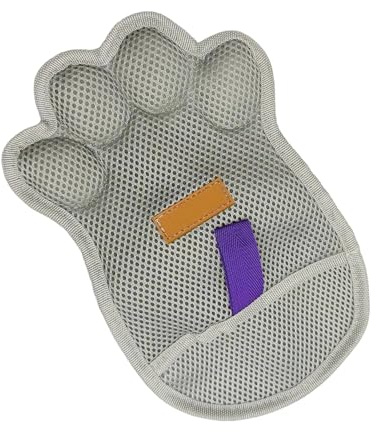 Depilatore elettrostatico per animali domestici – Lavapavimenti con impugnatura ergonomica 26x18 cm, Guanti per depilazione gatti, Strumento di pulizia statico riutilizzabile per tappeti, divani, mobi