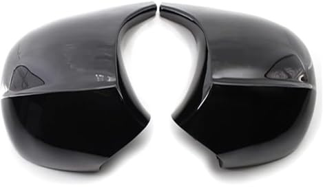 Außenspiegelgehäuse Für BMW E90 E91 E92 E93 E81 E87 E82 E88 3er 1er M Automatik Außenspiegelkappen(Black4)