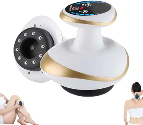 Vacuvia Appareil de massage 4 en 1 contre la cellulite, B | Vide & Gua Sha électrique, Peau plus ferme, Meilleure circulation sanguine, Massage en profondeur avec chaleur