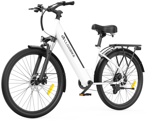 CHEEVALRY E Bike Herren Damen 27,5 Zoll, Elektrofahrrad City Trekkingrad mit 36V 15Ah Akku bis 100 km, 250W Pedelec bis 25 km/h, 45 Nm, 7-Gang Schaltung, Scheibenbremsen, E-Bike für Pendeln & Touren
