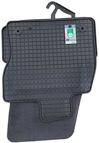 Petex 81710 Fußmatten Set Gummimatten Vorne und Hinten Matten schwarz Kompatibel mit SEAT Ateca KH7