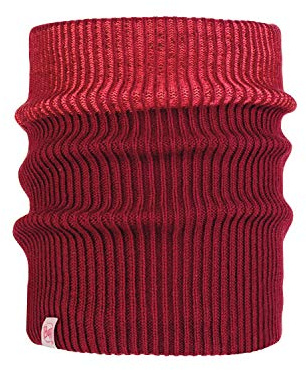Buff Kids Audny Jnr Halswärmer, gestrickt, Weinrot, Einheitsgröße
