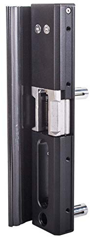 LOCINOX Modulec elektrischer Toranschlag, Torsurrer, Toröffner Emissa Stromlos geschlossen (RAL 9005 tiefschwarz)