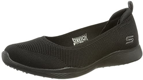 Skechers Womens Microburst 2.0 Be Iconic Wide Sports Shoe Black Size UK 6 EU 39