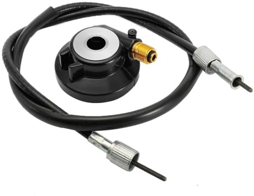 Yctze Tachowelle 100cm, GY6 Roller 12mm | Tachoantriebszahnrad PC Aluminium, Moped, Ersatz
