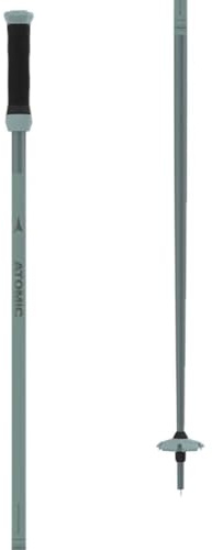 ATOMIC AMT SQS W Bâtons De Ski Verts De 105 cm De Long, Bâtons Fiables en Aluminium 4*, Poignée Ergonomique, Système Safety Quick Release, Bâtons avec Rondelle De 60 mm